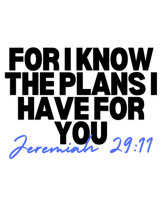 FAITH STICKER JEREMIAH 29:11